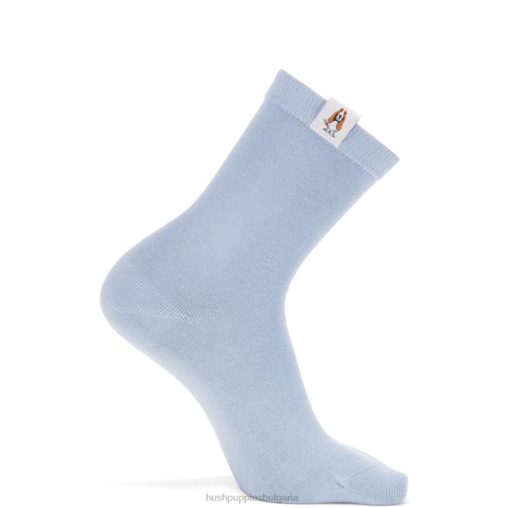 чорапи | Hush Puppies HTLHD261 Жени унисекс чорап core crew стоманено синьо