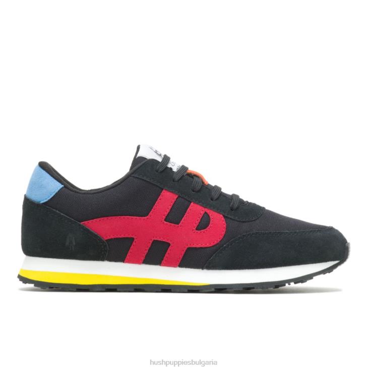 маратонка | Hush Puppies HTLHD116 Жени маратонка seventy8 черен/мулти велур