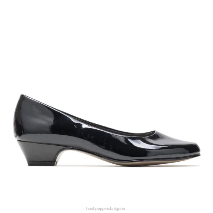 мек стил | Hush Puppies HTLHD206 Жени ангел ii черен патент