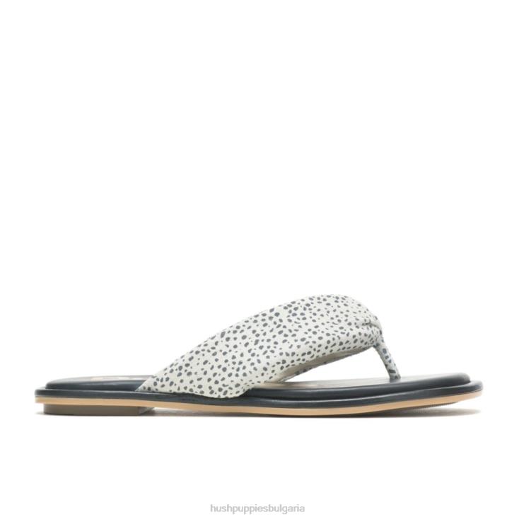сандал | Hush Puppies HTLHD17 Жени сандал emily toepost снежен леопард велур