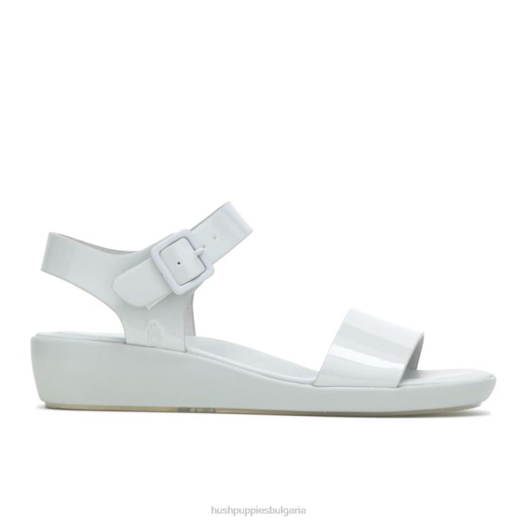 сандал | Hush Puppies HTLHD19 Жени сандал с четвърт каишка brite jells парно сиво