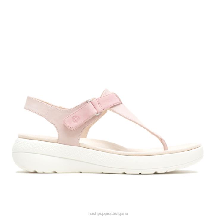сандал | Hush Puppies HTLHD38 Жени дишащ сандал на пръстите прашен розов набук