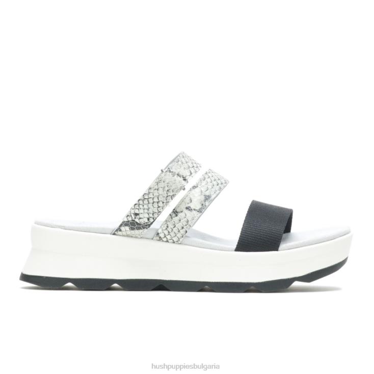 сандал | Hush Puppies HTLHD39 Жени andi сандал пързалка змийска кожа/черно