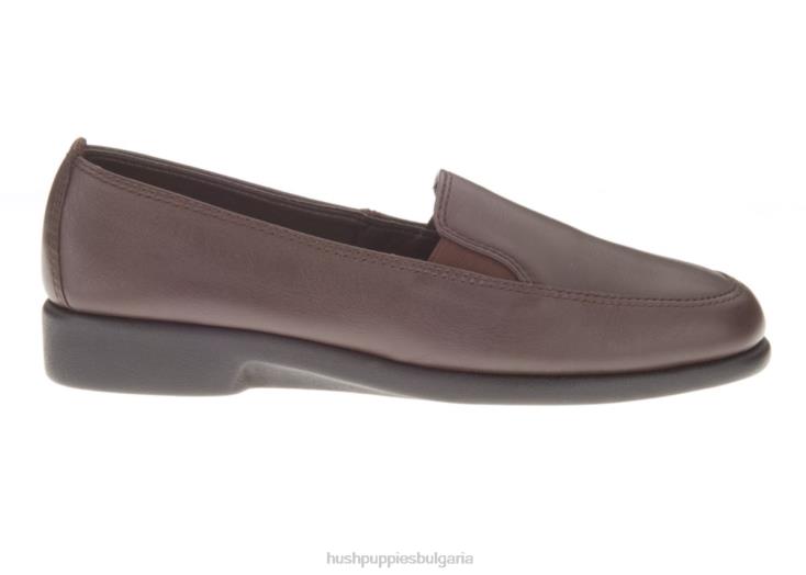 ежедневни обувки | Hush Puppies HTLHD227 Жени рая тъмнокафява кожа